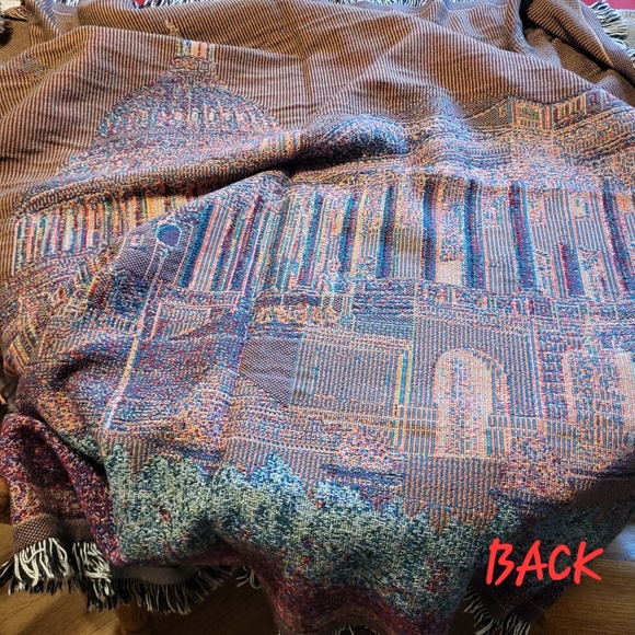 US Capital Building Tapestry Throw - Picture 13 of 14